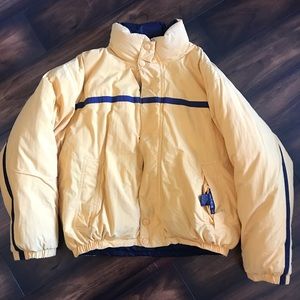 Vintage Nautica reversible puffer jacket